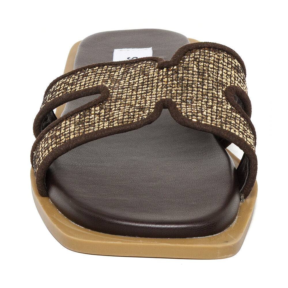 Sofia Slide GOLD GLITTER