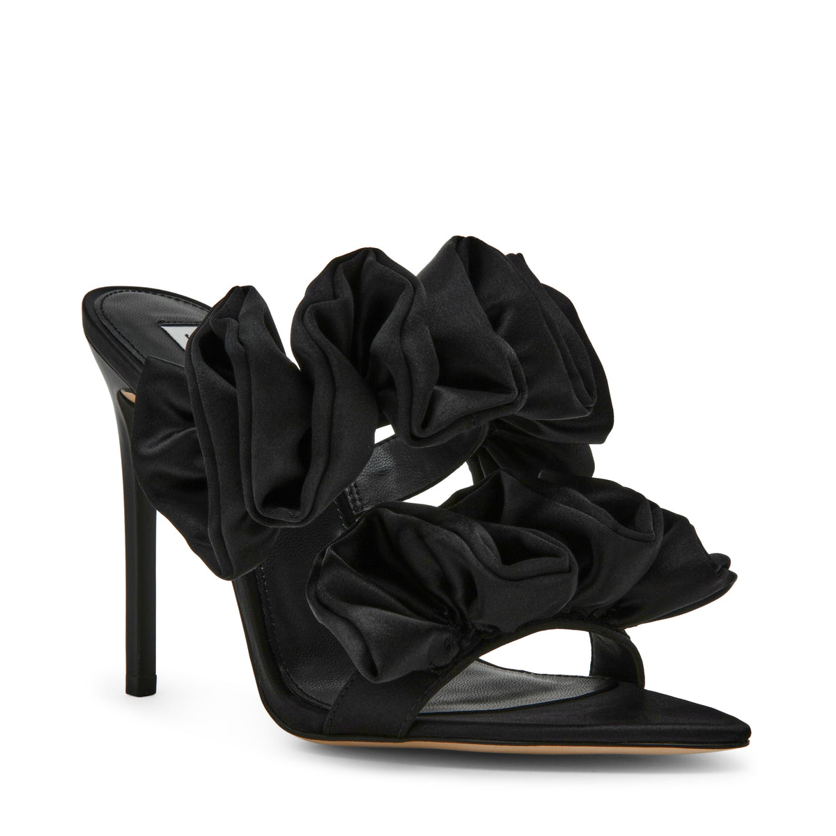 Aalina Sandal BLK SATIN