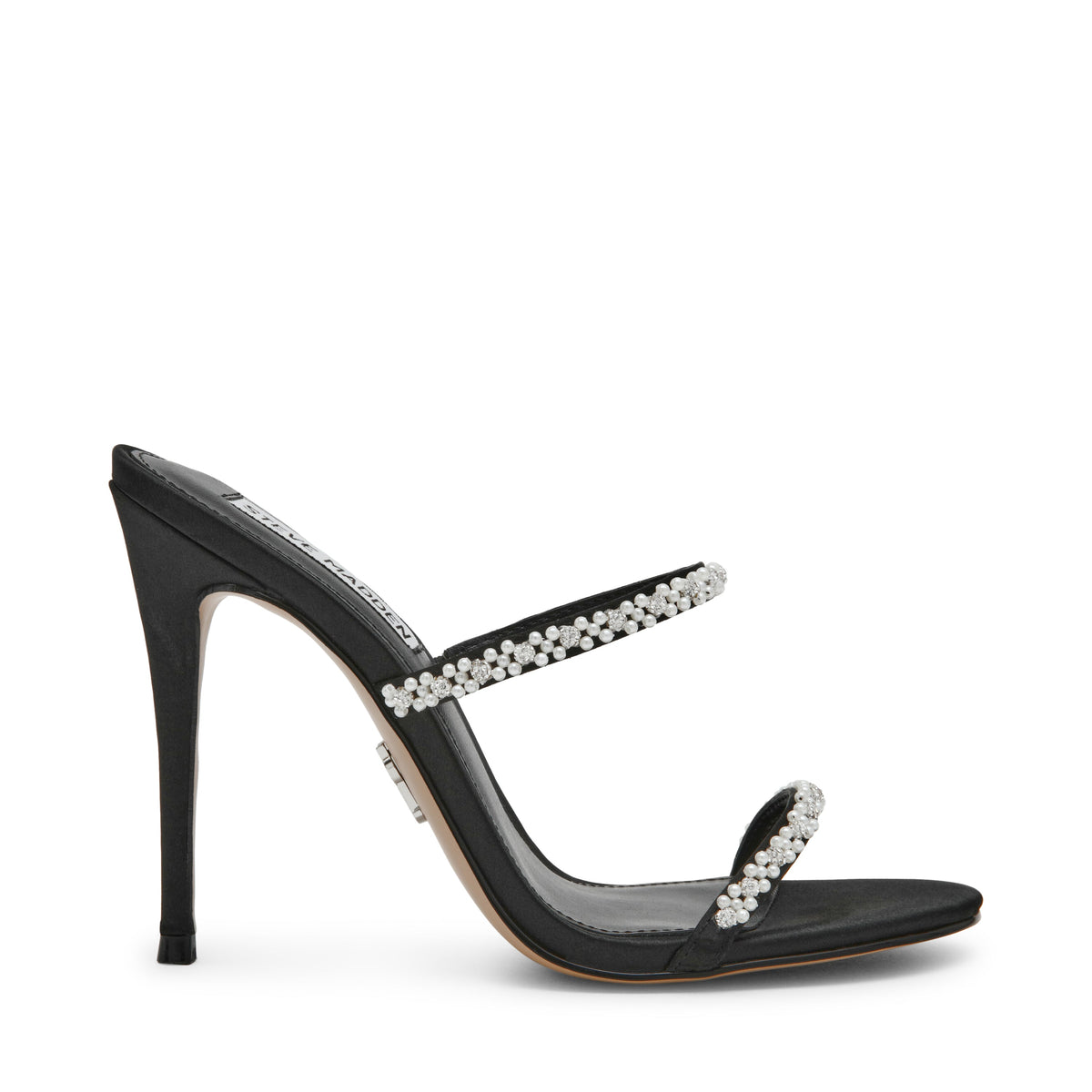 Bethani Sandal BLK SATIN