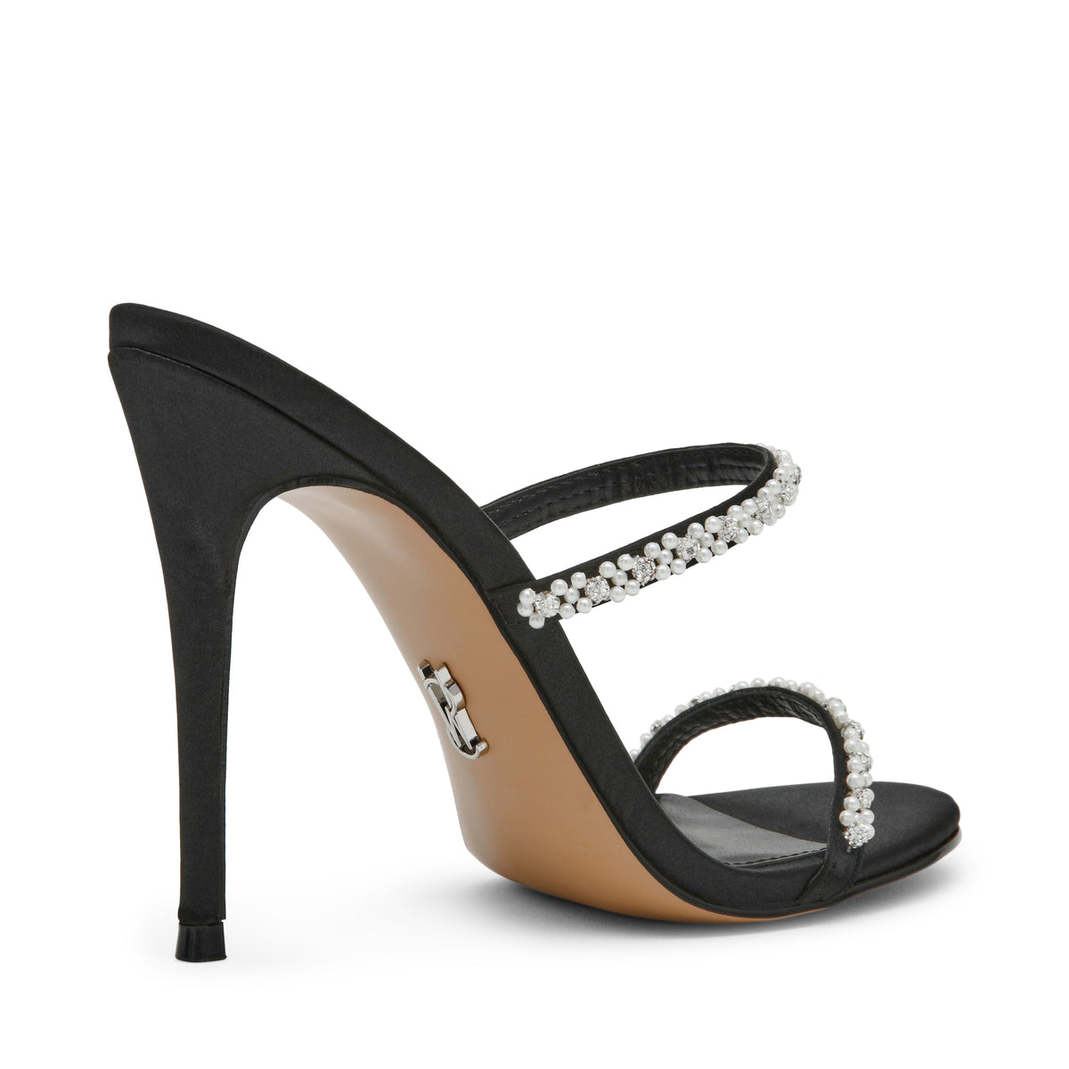 Bethani Sandal BLK SATIN