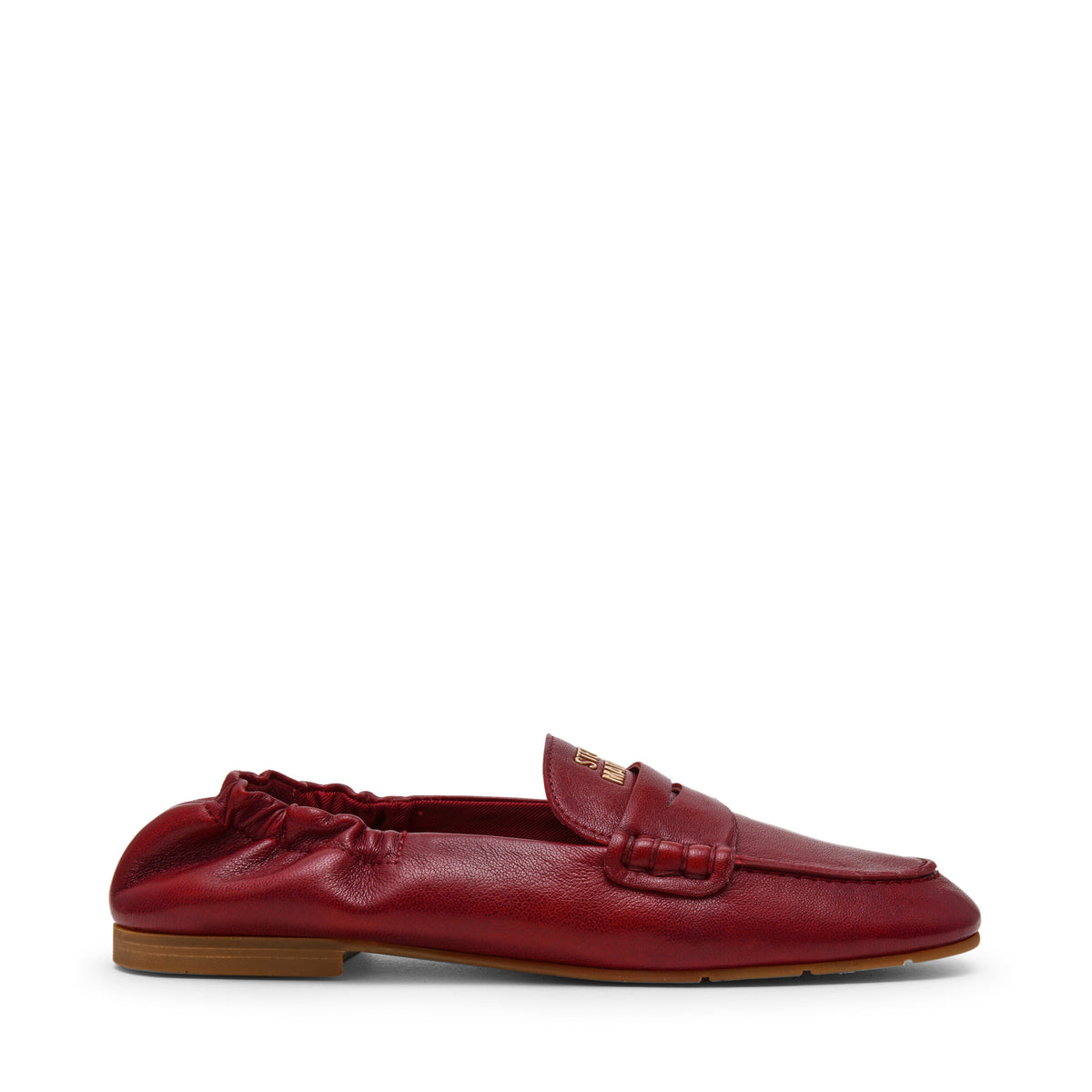 Newbury Flat Shoe DK CHERRY LEATHER