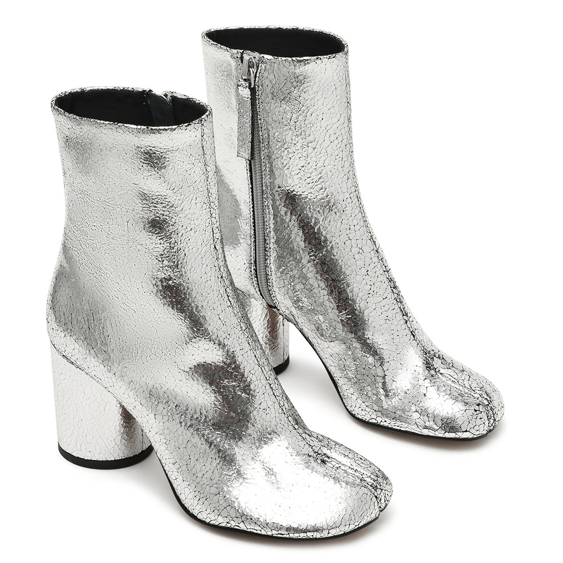 Caro Boot SILVER CRINKLE