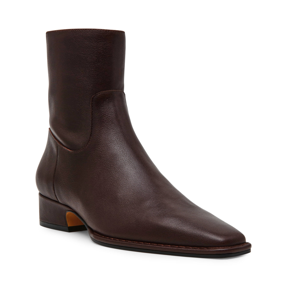 Define Bootie BURG LEATHER