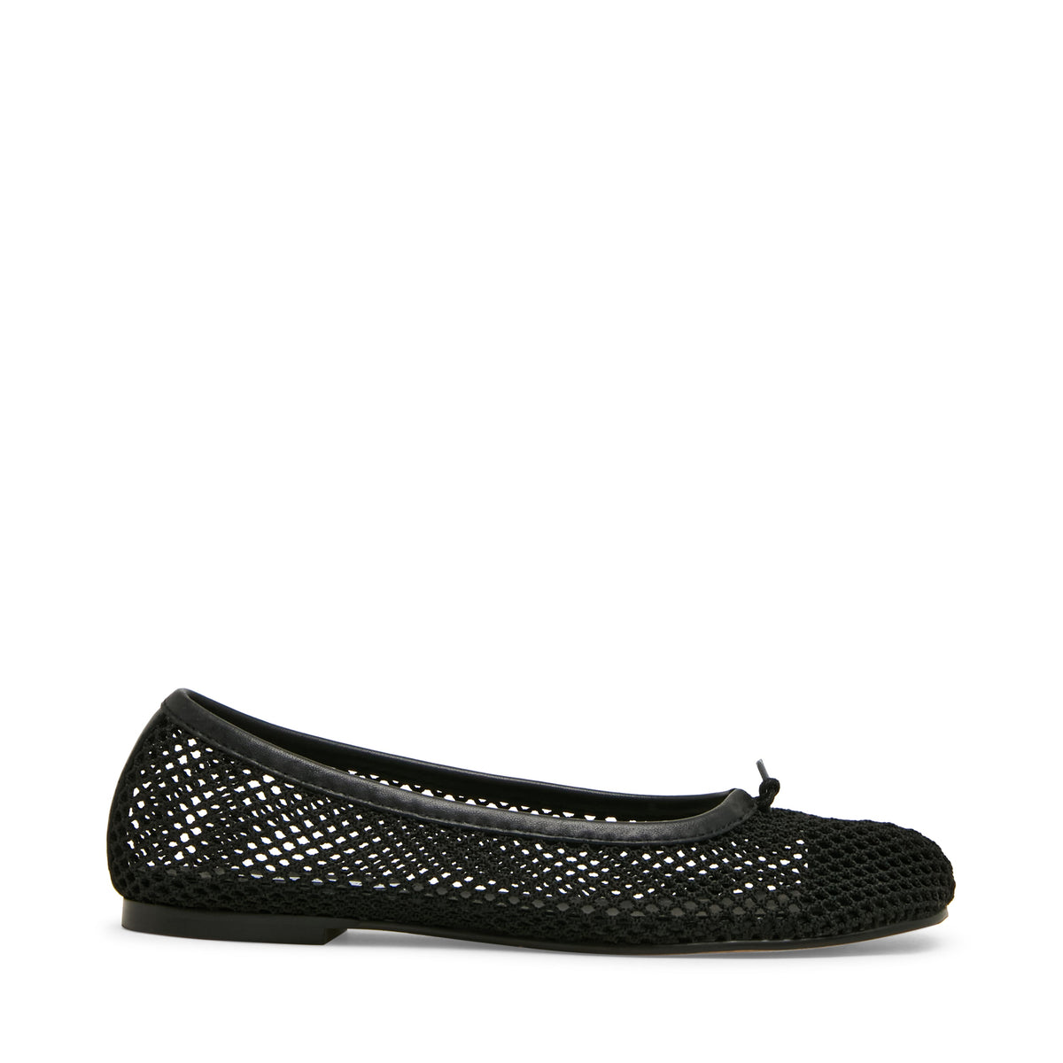 Calico-Mesh Flat Shoe BLACK