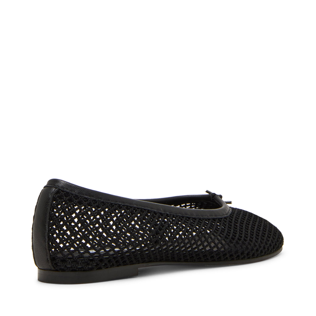 Calico-Mesh Flat Shoe BLACK
