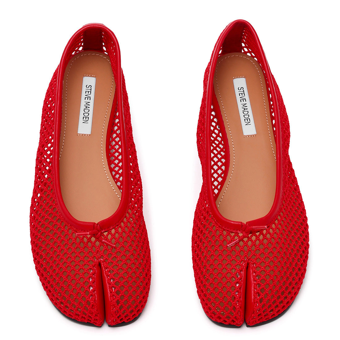 Calico-Mesh Flat Shoe RED