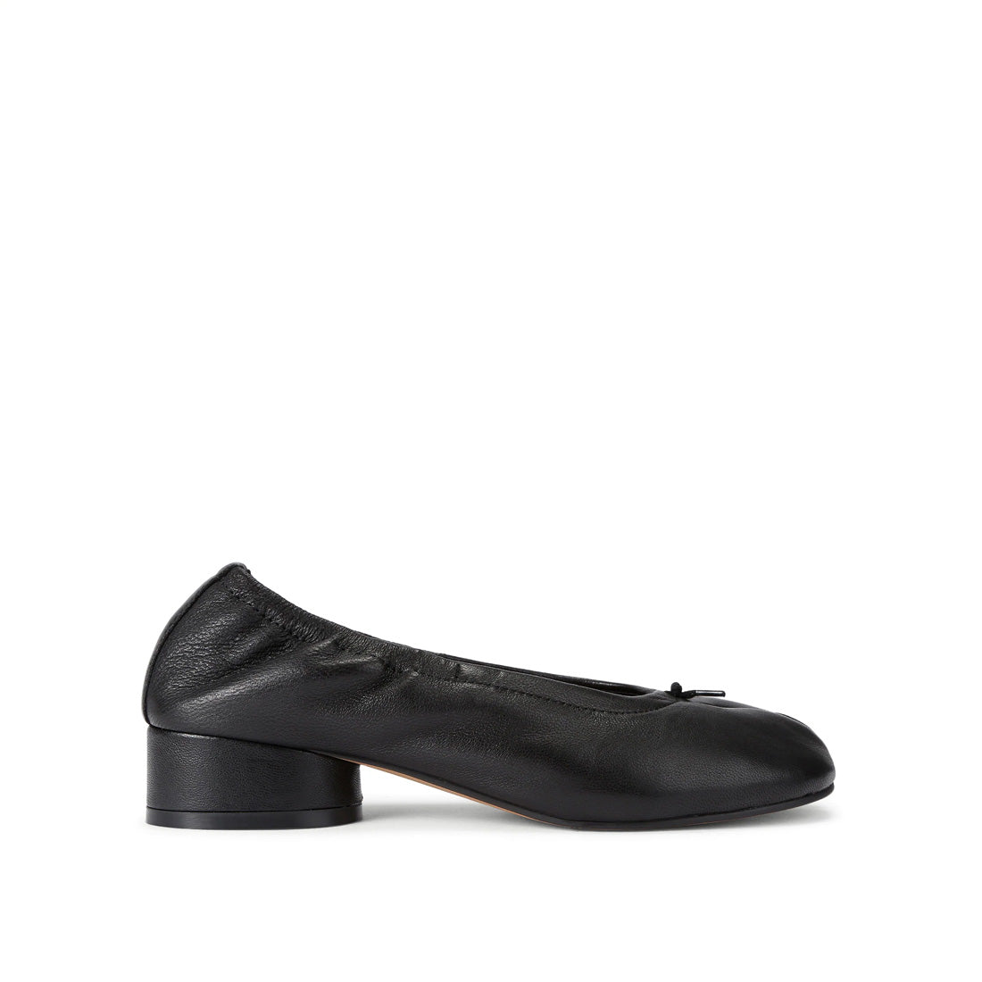 Cyra Flat Shoe BLACK LEATHER