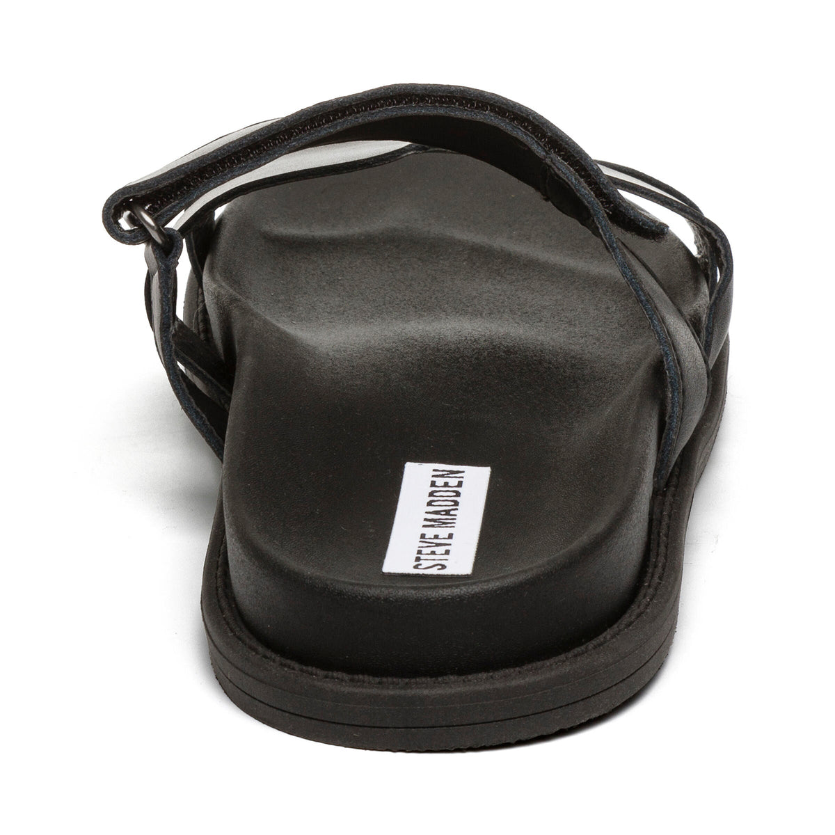 Manu Slide BLACK LEATHER