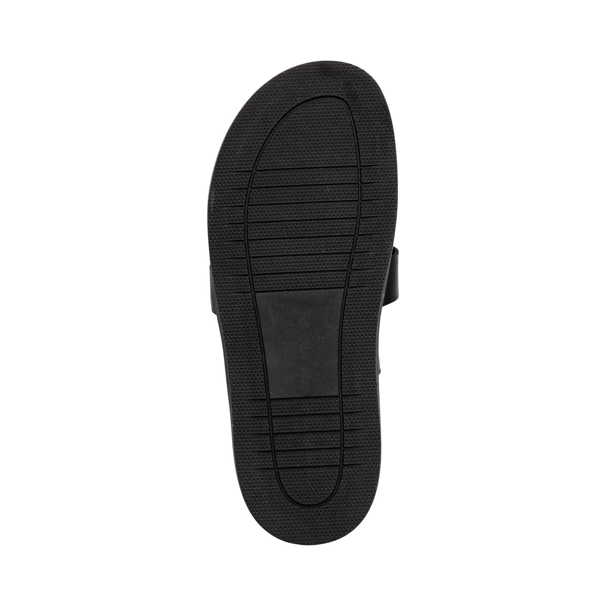 Manu Slide BLACK LEATHER