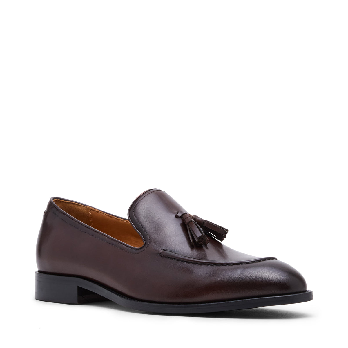 Rumi Flat Shoe DARK BROWN LEATHER