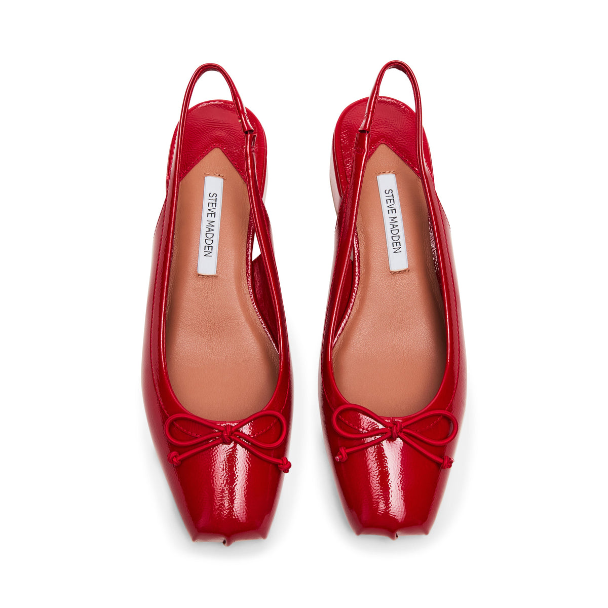 Loved Flat Shoe RED CRINKLE PAT