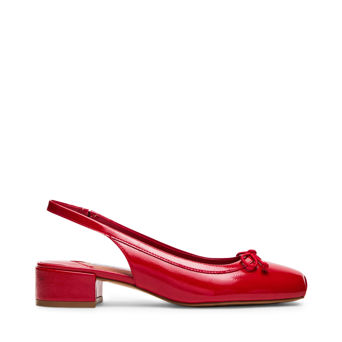 Loved Flat Shoe RED CRINKLE PAT