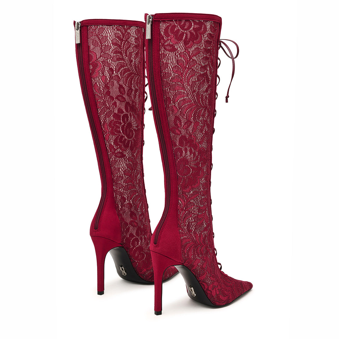 Maxine Boot WINE LACE