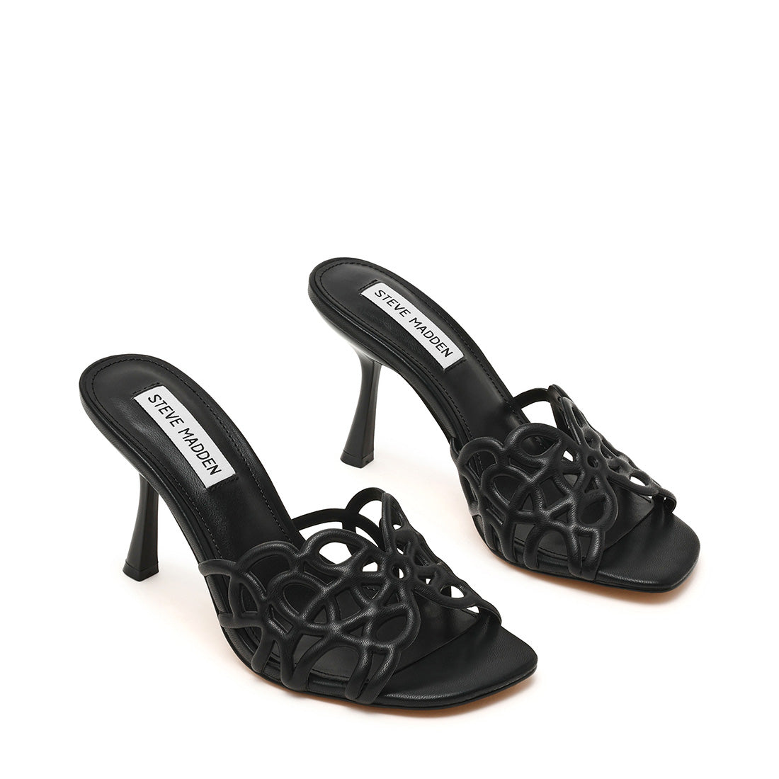 Seesaw Sandal BLACK LEATHER
