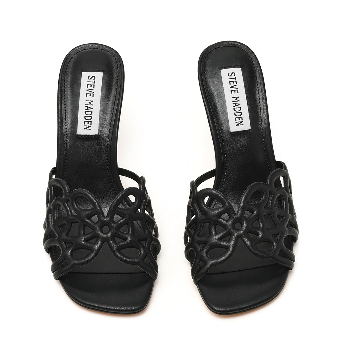 Seesaw Sandal BLACK LEATHER